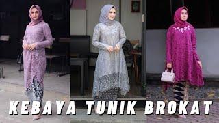 KEBAYA TUNIK BROKAT MODERN  INSPIRASI KEBAYA TUNIK BROKAT UNTUK LAMARAN WISUDA KONDANGAN DLL