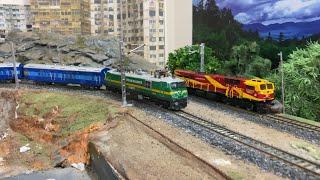 WAG 9 hauling ICF Rake ● My Models Running on @TheMiniatureWorld layout