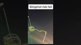slingshot ride failed  #youtube #youtubeshorts #viral #shorts