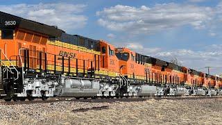 Brand New BNSF ES44ACH & ET44ACH GEVOs Compilation Part 2