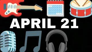 Music History April 21