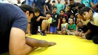 Wrestling Technique Sandi Todna by Jagdish Kaliraman  at Chandgiram Akhara