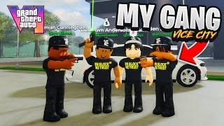 I MADE A GANG IN THIS VICE CITY ROBLOX HOOD GAME ROBLOX GTA 6