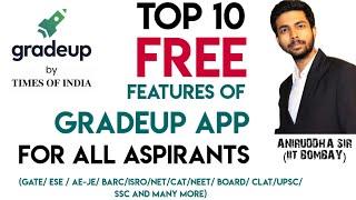 GradeUp app  GradeUp app kaise use kare  Top free features of GradeUp  Aniruddha Sir IIT-B