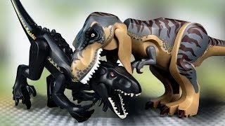 Dinosaurs Battle  T-rex vs Indoraptor  LEGO Jurassic World