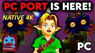 Legend of Zelda The Majoras Mask Native Pc Port 4k Gameplay.