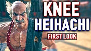 T8  First Look at KNEE’s Heihachi  Tekken 8 Day One Heihachi Mishima