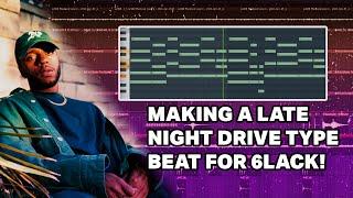 how to make late night rnb  6lack type beat fl studio tutorial