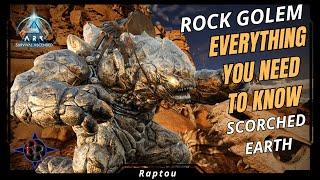 Everything You Need To Know  The Rock Golem. How to tametrap abilities etc...