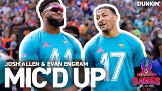 Josh Allen & Evan Engram MICD UP at 2024 Pro Bowl Games  Jacksonville Jaguars