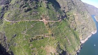 BODEGA REGOA RIBEIRA SACRA SPAIN. DRONE 4K