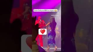 Medikal & sister Derby reunited after his break up with Fella Makafui checkout the Indigo Show @U.K