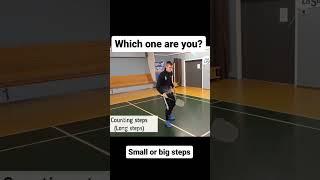 Badminton Footwork - Which one are you?