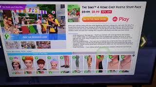 The Sims 4 Xbox video response Shopping cart button on console