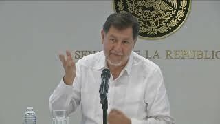 Conferencia del presidente de la Mesa Directiva Gerardo Fernández Noroña del 2 de octubre