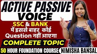 Active and Passive Voice  English Grammar   Full Concept  Rules  Trick  Nimisha Bansal