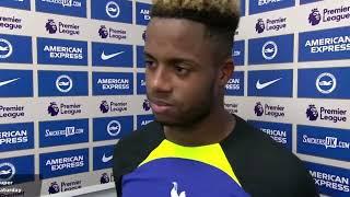 Ryan Sessegnon is EMOTIONAL after Tottenham Hotspur beat Brighton 