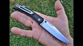 Folding knife Nieto Comando Black G-10 909G10N. Look around. Replacing the clip.