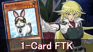 Rescue Rabbit 1-Card FTK with Revolution des Fleurs Yu-Gi-Oh Duel Links