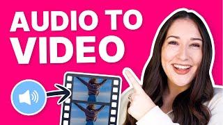 How to Turn Audio into Video  MP3 ▶ MP4