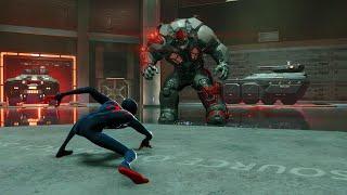 Marvels Spider-Man Miles Morales  Rhino Boss Fight Final encounter  PS5 4K@60fps HDR 