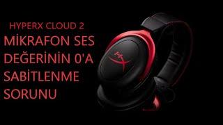 Hyper X Cloud 2 mikrofon seviyesi değiştirmeHow to change microphone volume