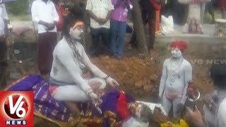 Aghori Performs Tantrik Pooja By Sitting On His Mother Body  Tamil Nadu  V6 News