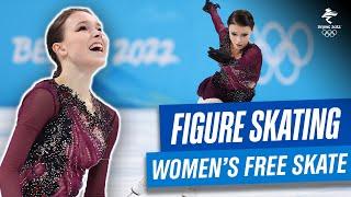 Figure Skating - Womens Free Skating  Full Replay  #Beijing2022