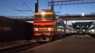 Отправление ЧС4Т-614 с поездом №200 Москва — Владикавказ