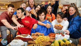 I Brought 50 Competitive Eaters To A Buffet