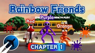 Red Orange and Purple VS Rainbow Friends Chapter 1 ROBLOX