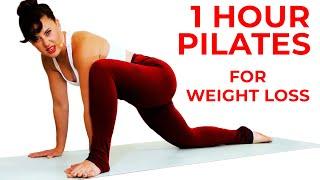 Pilates Full Body Workout Burn Calories & Shred Fat Weight Loss Workout Intermediate w Kait