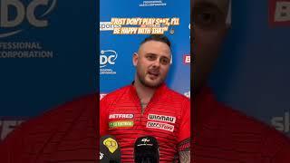 BRUTALLY HONEST JOE CULLEN SAYS HIS GOAL IS TO NOT PLAY S**T AFTER POOR FORM #darts #worldmatchplay