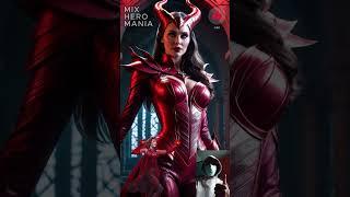 Superheroines but Maleficent - DC & Marvel characters #superheroine #shorts