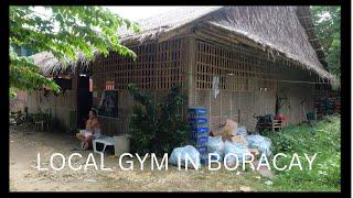 Walking to a Gym in Boracay  - Local Gym in Boracay Island Philippines