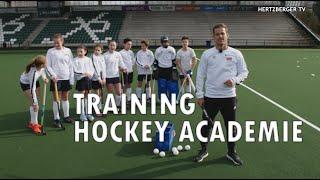 Training with Hertzberger TV  Hockey Academie  Abn Amro