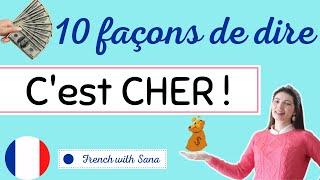 French expressions  10 façons de dire cest cher en français #frenchwithsana #frenchlessons