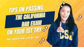 Pass the Bar Exam on Your 1st Try  Top Tips for California February  July 2024