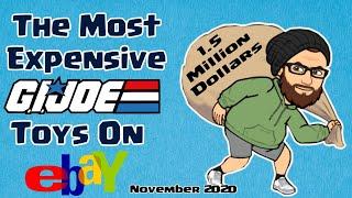 The Most EXPENSIVE G.I. Joe Toys on eBay - November 2020