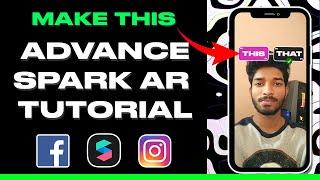 How to Make This or That Quiz Instagram Filter Spark AR Tutorial