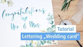 Hand Lettering Wedding card ▪ DIY Tutorial  STAEDTLER