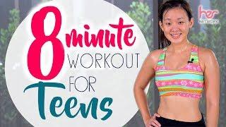 8-Minute Workout for Teens Back-to-School  No Equipment  Joanna Soh