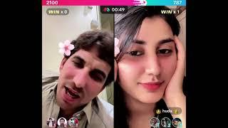 Qalil kalandar and huda new funny live video