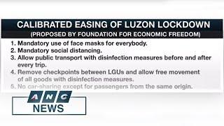 Foundation for Economic Freedom calls for calibrated easing of Luzon quarantine  ANC