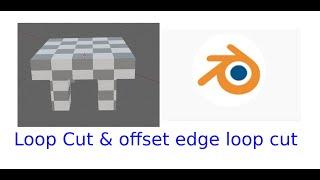 Blender 2.90.1 Loop Cut and Offset Edge Loop Cut. Beginner Tutorial