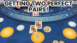Blackjack  $400000 Buy In  EPIC High Stakes Session Hitting Two Perfect Side Bets For $60K Win