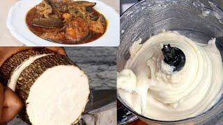 Pounded Yam With A Processor  Nigerian Food.