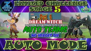 Dream Witch‍️ Limited Challenge Stage 5  Saving Dreams Stage 5 2 Fully Auto Teams Part 4