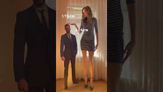 Tom Hardy height #comparison #tomhardy #viral #trend #shorts #tallgirl #cute #funny #model #heels