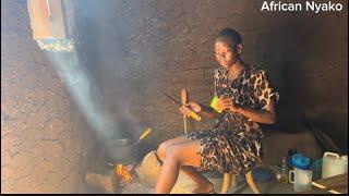 African Village life  Cooking Chicken For my Family #shortvideo #africa